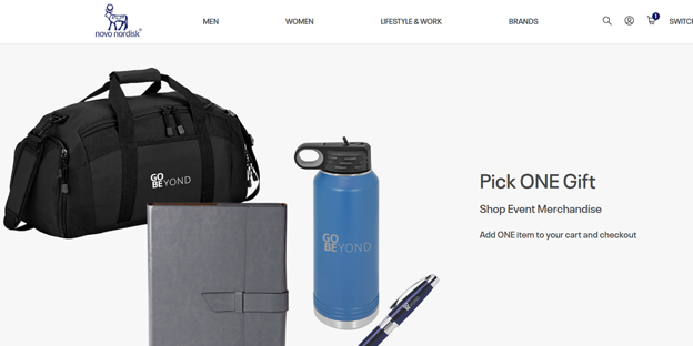 Nordisk store home page